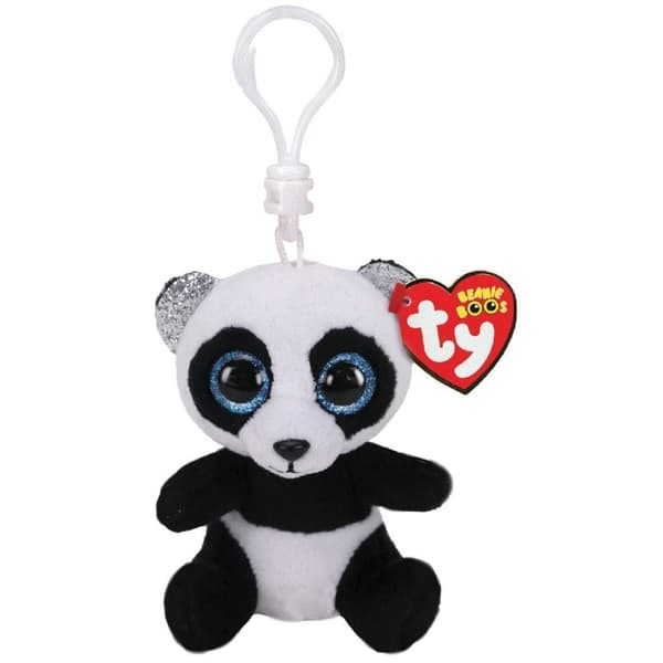 TY Beanie Boos Clip Panda Cuddle Bambu 7 cm