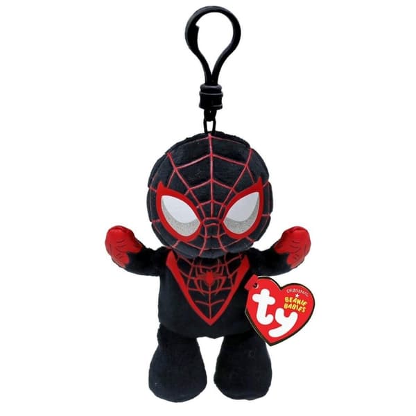 TY Beanie Babies Clip Marvel Plyslegetøj Spiderman Miles Morales 12 cm
