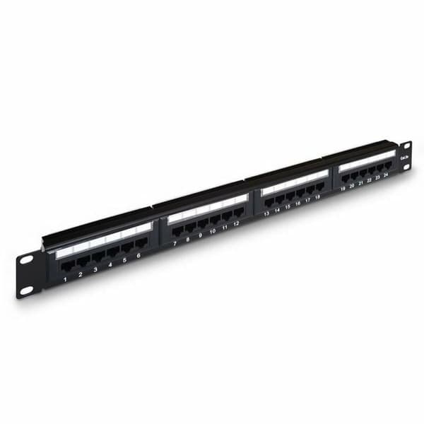 Patchpanel 24 UTP Portar Kategori 5e Aisens A141-0307 Svart