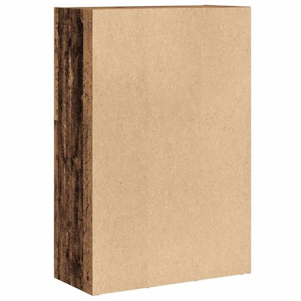 vidaXL bogreol/skænk 66x30x98 cm konstrueret træ antikt træ