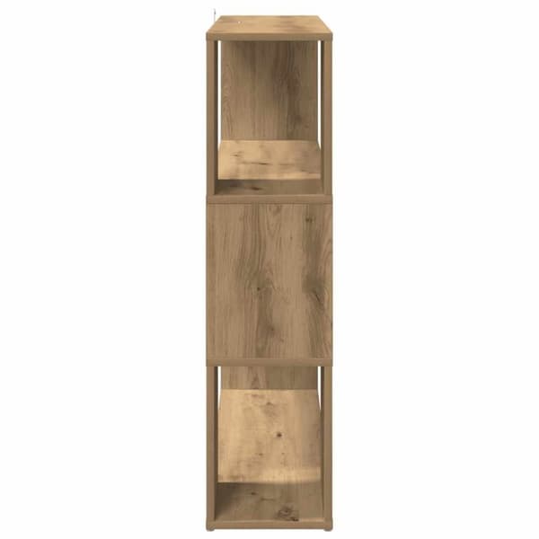 vidaXL Bokhylla/rumsavdelare artisan ek 100x24x94 cm