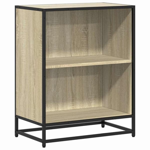 vidaXL Kirjahylly sonoma-tammi 40x35x76 cm lastulevy
