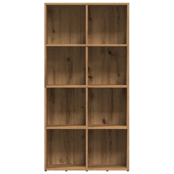 vidaXL bogskab 66x30x130 cm konstrueret træ kunsteg