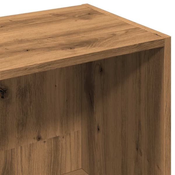 vidaXL bogskab 66x30x130 cm konstrueret træ kunsteg