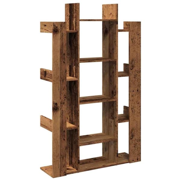 vidaXL Bokhylle gammelt tre 86x25,5x140 cm konstruert tre