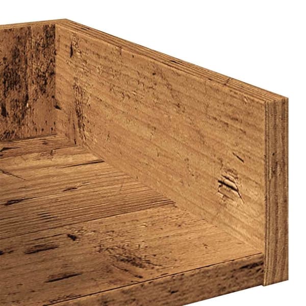 vidaXL Bokhylle gammelt tre 86x25,5x140 cm konstruert tre
