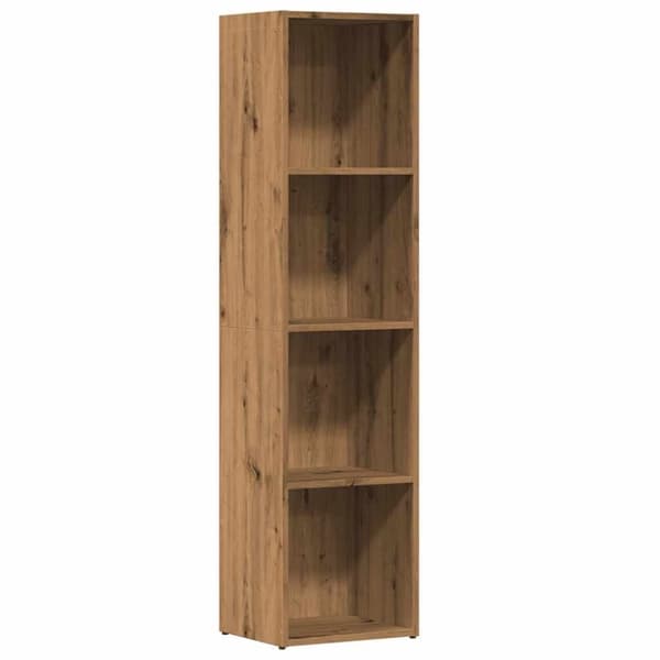 vidaXL Bokhylle artisan eik 36x30x143 cm konstruert tre