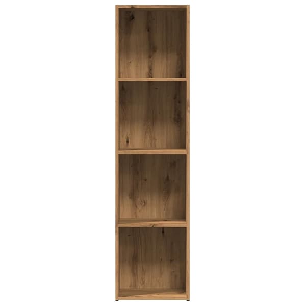 vidaXL Bokhylle artisan eik 36x30x143 cm konstruert tre