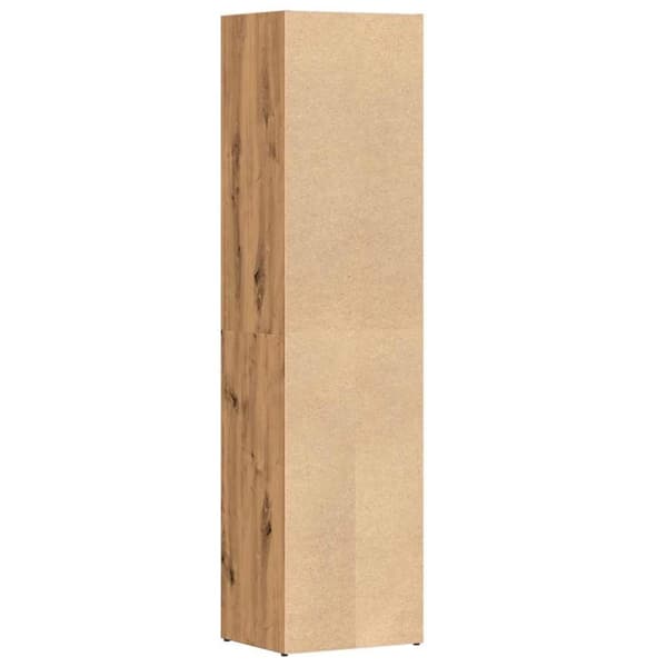 vidaXL Bokhylle artisan eik 36x30x143 cm konstruert tre