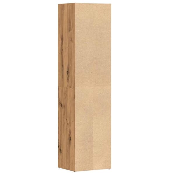 vidaXL bogskab 36x30x143 cm konstrueret træ kunsteg