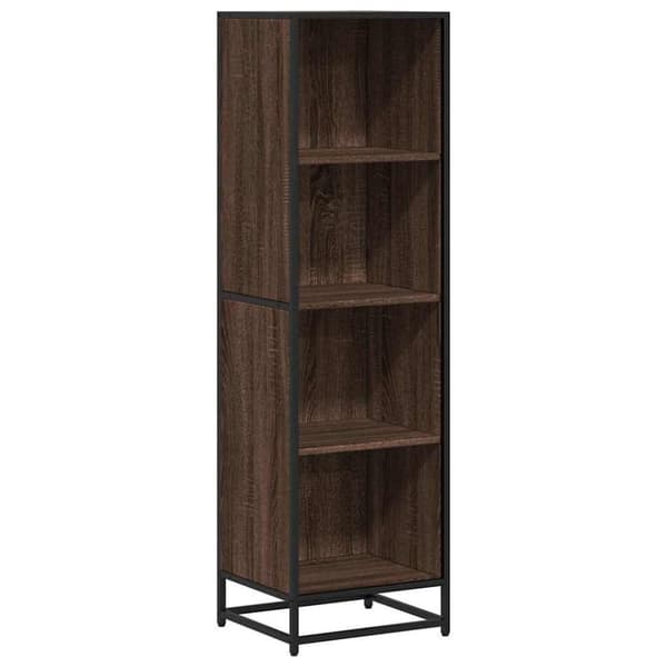vidaXL Kirjakaappi Ruskea Tammi 40x35x139 cm Engineered Wood