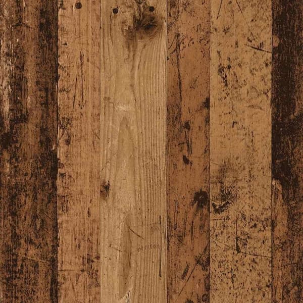 vidaXL bogskab 36x30x143 cm konstrueret træ antikt træ