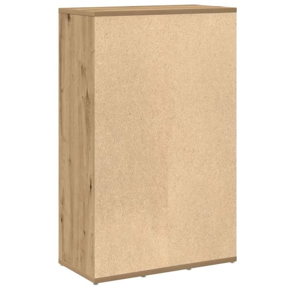 vidaXL Kirjahylly käsityöläinen tammi 50x25x80 cm tekninen puu