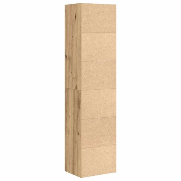 vidaXL Bokhylla artisan ek 31x24x127 cm konstruerat trä