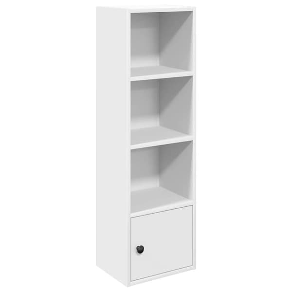 vidaXL bogreol 31x24x102 cm konstrueret træ hvid