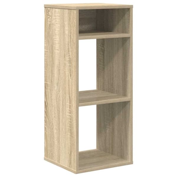 vidaXL Kirjahylly Sonoma-tammi 34x31x80 cm lastulevy