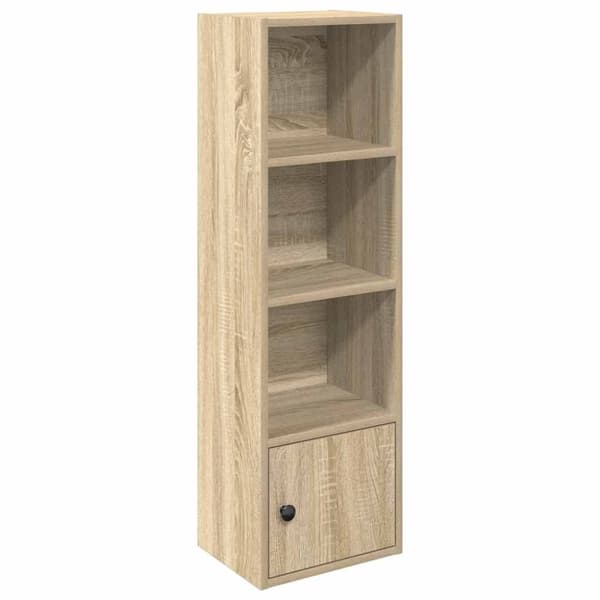 vidaXL Kirjahylly Sonoma-tammi 31x24x102 cm tekninen puu