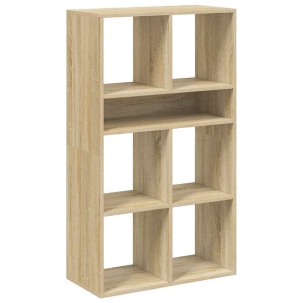 vidaXL bogreol 66x31x112 cm konstrueret træ sonoma-eg