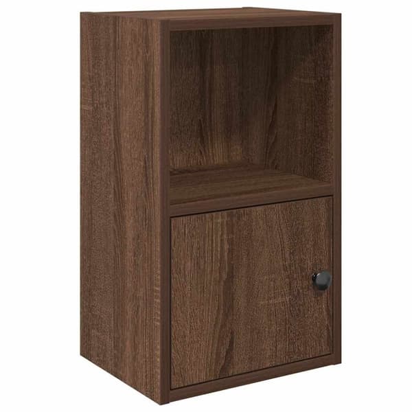 vidaXL Bokhylle brun eik 31x24x52 cm konstruert tre
