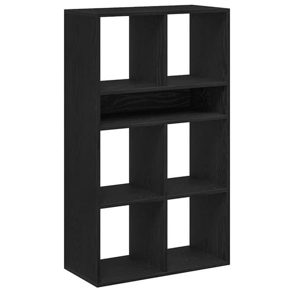 vidaXL Bokhylle svart 66x31x112 cm konstruert tre