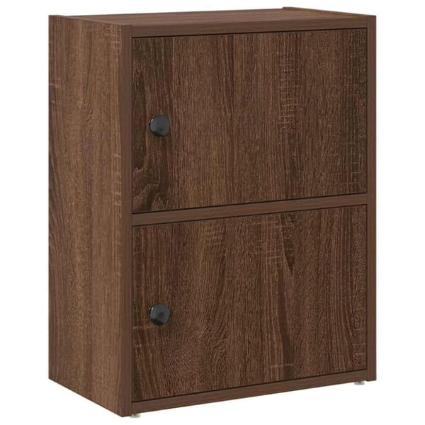 vidaXL bogreol 40x24x52 cm konstrueret træ brun egetræsfarve