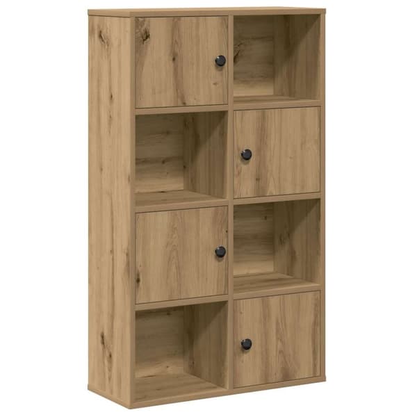vidaXL Bokhylle artisan eik 60x24x101,5 cm konstruert tre