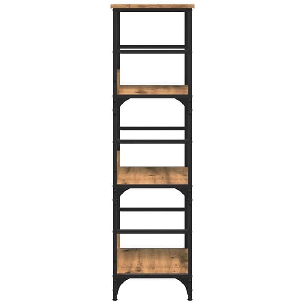 vidaXL bogskab 50x33x117,5 cm konstrueret træ kunsteg