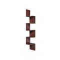 Miniatyrbillede 9 af 9: Hjørneskaber - Floating Corner Board - Wall Rack - Wood Look - Brun