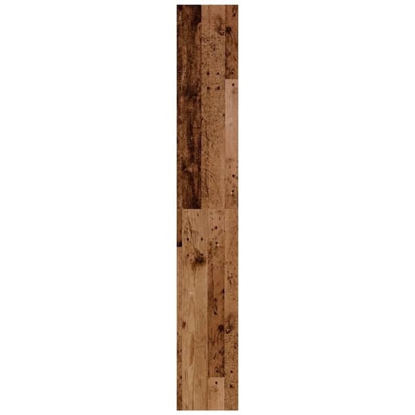 vidaXL Bokhylle/romdeler gammelt tre 40x30x198 cm