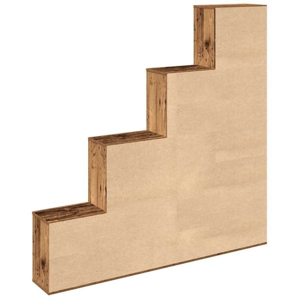 vidaXL Bokhylle gammelt tre 157x24x160 cm konstruert tre