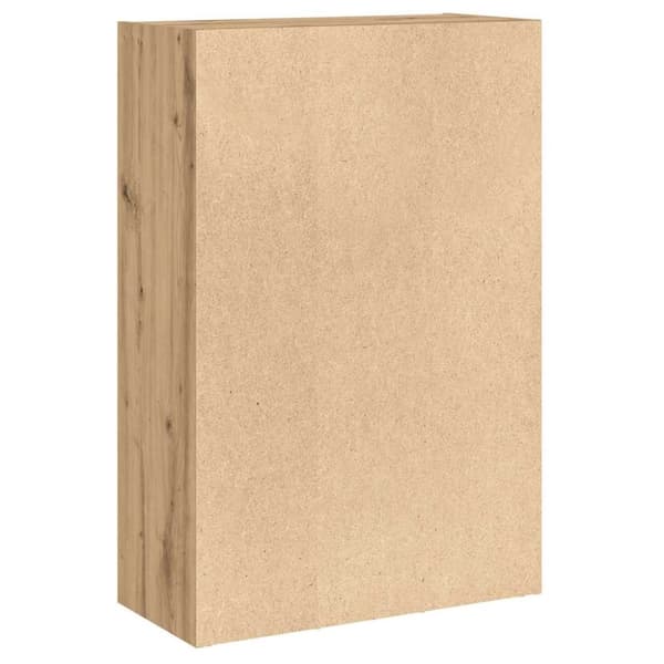 vidaXL bogreol/skænk 66x30x98 cm konstrueret træ egetræ