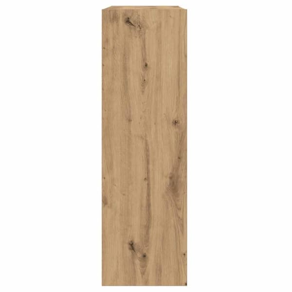vidaXL Bokhylle/skjenk artisan eik 66x30x98 cm konstruert tre