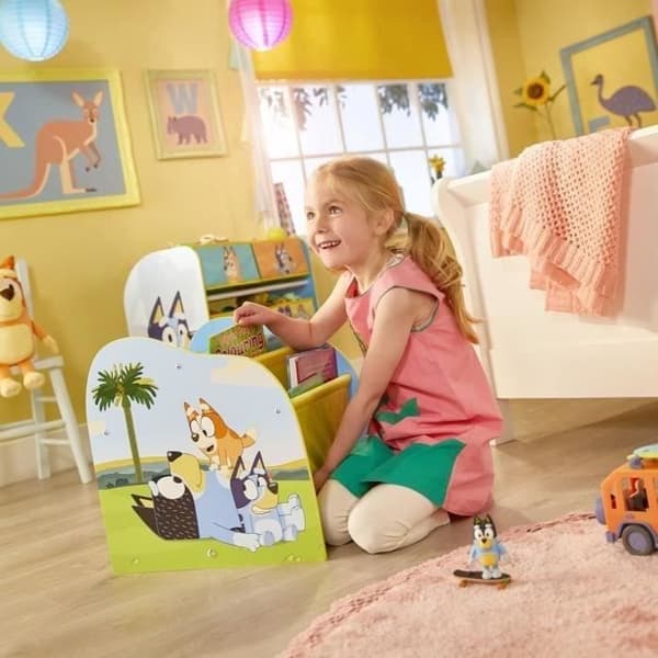 Bokhylla för barn - BLUEY Nursery Book Storage