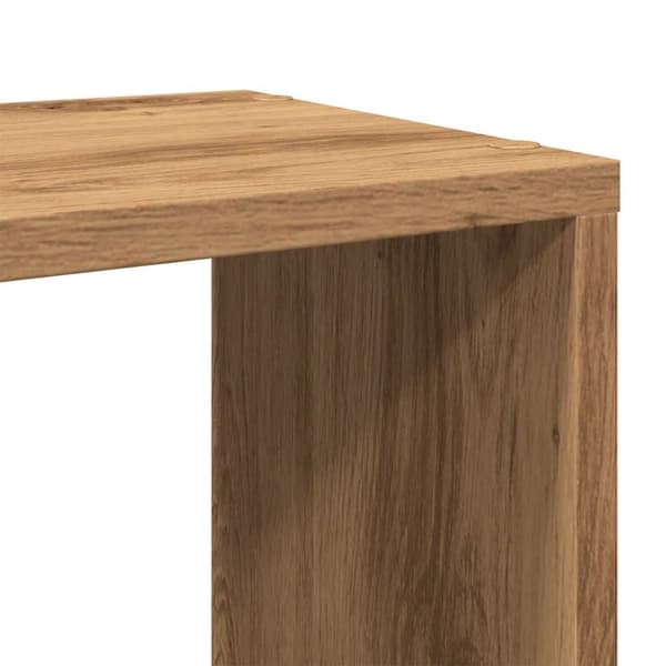 vidaXL bogreol/rumdeler 100x24x124,5 cm kunsteg
