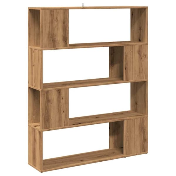 vidaXL bogreol/rumdeler 100x24x124,5 cm kunsteg