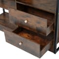 Pikkukuva 8 / 10: Rootz Industrial Design kirjahylly - Vintage kirjahylly - Säilytyshyllyt - Kestävä teräs - 100L x 30W x 173,5K cm