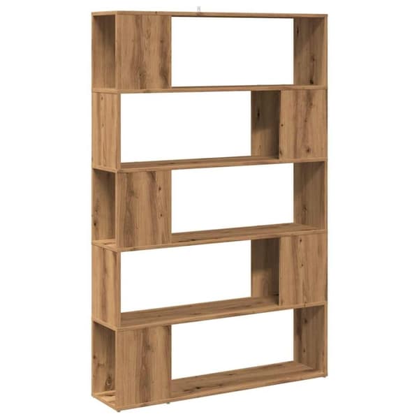 vidaXL bogreol/rumdeler 100x24x155 cm kunsteg