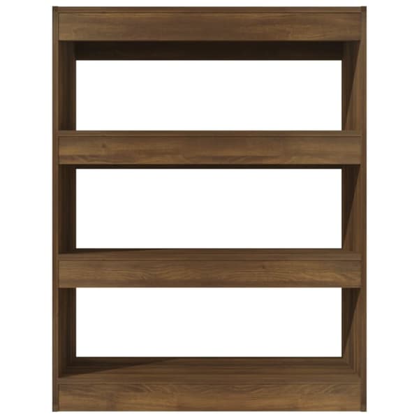 Bokhylla/Rumsavdelare sonoma-ek 80x30x103 cm konstruerat trä