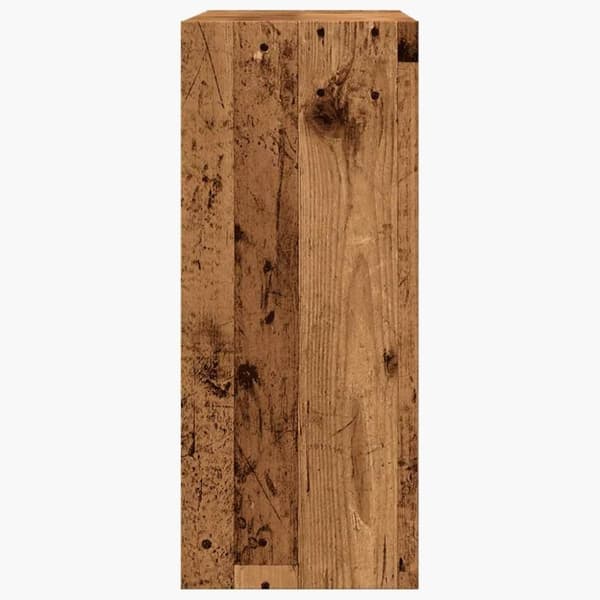 vidaXL bogreol/rumdeler 80x30x72 cm gammelt trælook