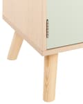 Miniatyrbild 11 av 11: Bokhylla 1 Våning med Förvaring Ljust Trä Tall Trä MDF Hylla