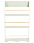 Miniatyrbilde 4 av 8: Veggbokhylle Lysegrønn 3-lags Furu Tre MDF Barnerom Moderne Design