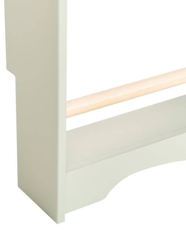 Veggbokhylle Lysegrønn 3-lags Furu Tre MDF Barnerom Moderne Design