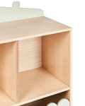 Miniatyrbilde 8 av 11: 1 Nivå bokhylle med Oppbevaring Hylle i Lyst Tre Furu MDF Hylle