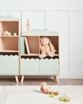 Miniatyrbilde 2 av 11: 1 Nivå bokhylle med Oppbevaring Hylle i Lyst Tre Furu MDF Hylle