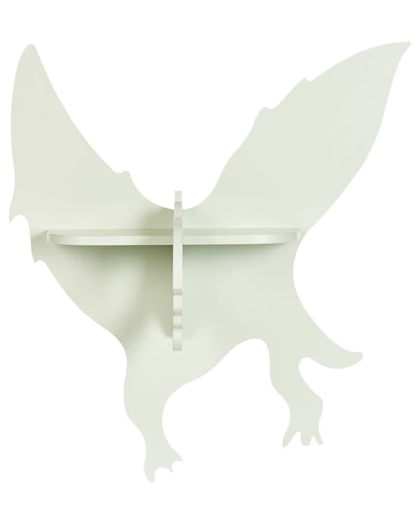 Væghylde lysegrøn MDF dinosaur form lysegrøn opbevaring moderne stil børneværelse