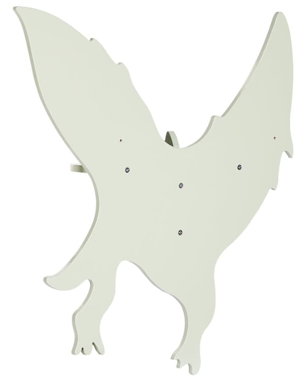 Væghylde lysegrøn MDF dinosaur form lysegrøn opbevaring moderne stil børneværelse