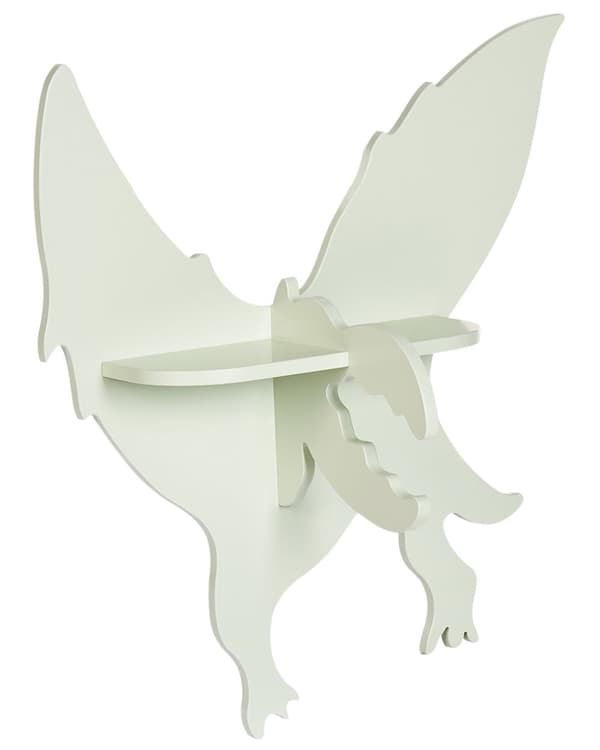 Væghylde lysegrøn MDF dinosaur form lysegrøn opbevaring moderne stil børneværelse