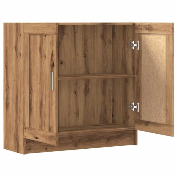 vidaXL Kirjahylly artesaani tammi 82,5x30,5x80 cm tekninen puu