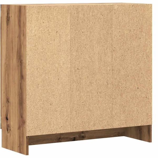 vidaXL Kirjahylly artesaani tammi 82,5x30,5x80 cm tekninen puu