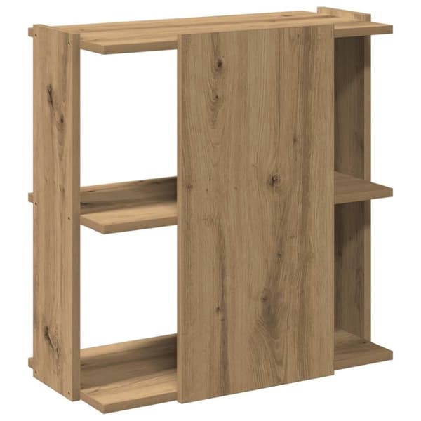 vidaXL Bokhylla 3 hyllplan ek 60x30x60 cm konstruerat trä